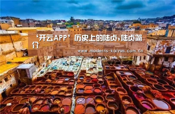 ‘开云APP’历史上的陆贞,陆贞简介(图1) 开云官网